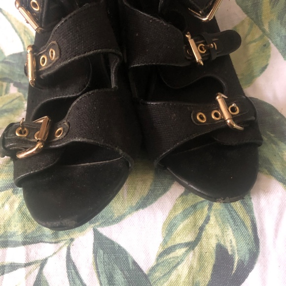 Wedged sandal heels (buckled) - Picture 5 of 5